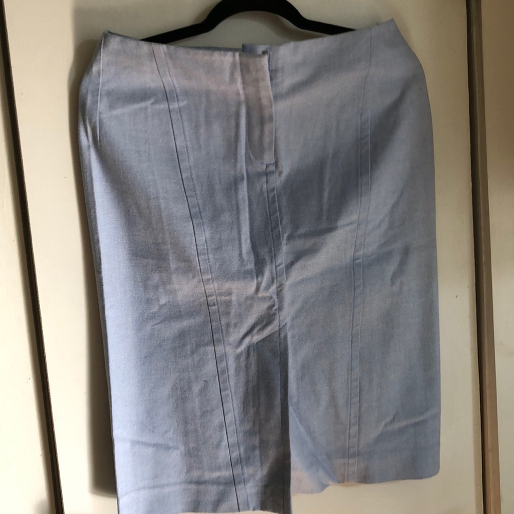 Jcrew light blue pencil skirt